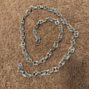 Soda tab chain belt